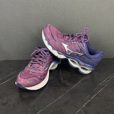 Mizuno Womens Running Shoe Wave Creation 20 Marathon Cushion Athletic Purple Sz6