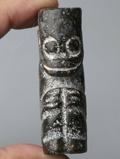 65MM Collect China Old Jade Carved Ancient Animal Beast  Statue Z13