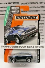 2016 MATCHBOX BLUE JEEP CHEROKEE TRAILHAWK, MBX EXPLORERS, MBX #102, NICE & VHTF