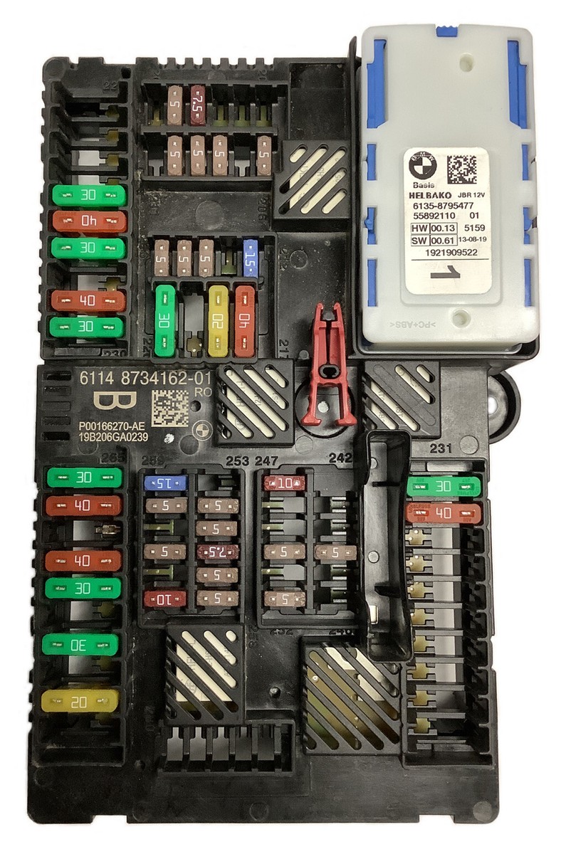 2020 BMW 330i G20 OEM Rear Power Distribution Trunk Fuse Relay Box 