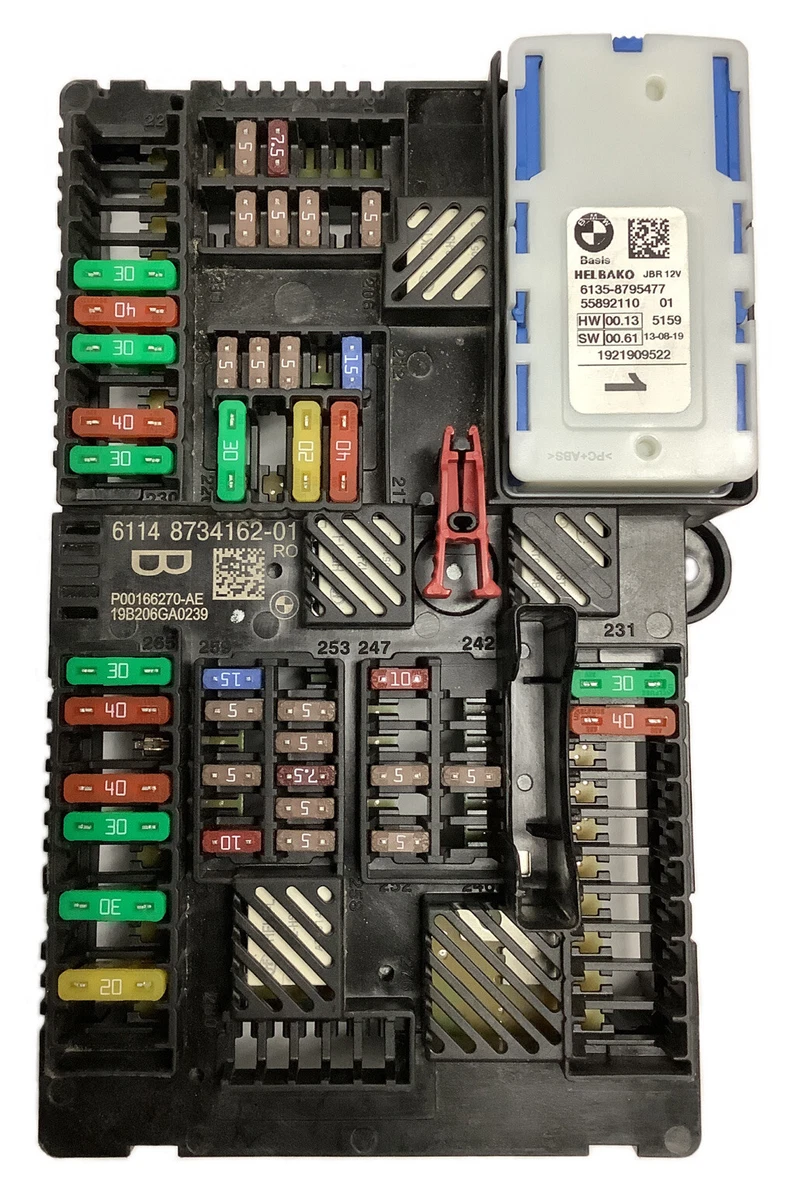 2020 BMW 330i G20 OEM Rear Power Distribution Trunk Fuse Relay Box 