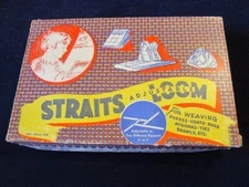 Vintage Straits Adjustable Loom 2" to 7" In Box w/ Instructions Hand Weave Aff4