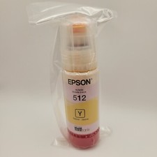 Epson EcoTank 512 Ink Yellow New, No Box Exp 2023