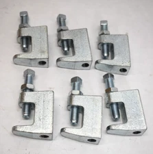 Lot of 6 Wide Mouth Beam Clamp 1/2" #310 Galvanized Erico Caddy 3100050EG