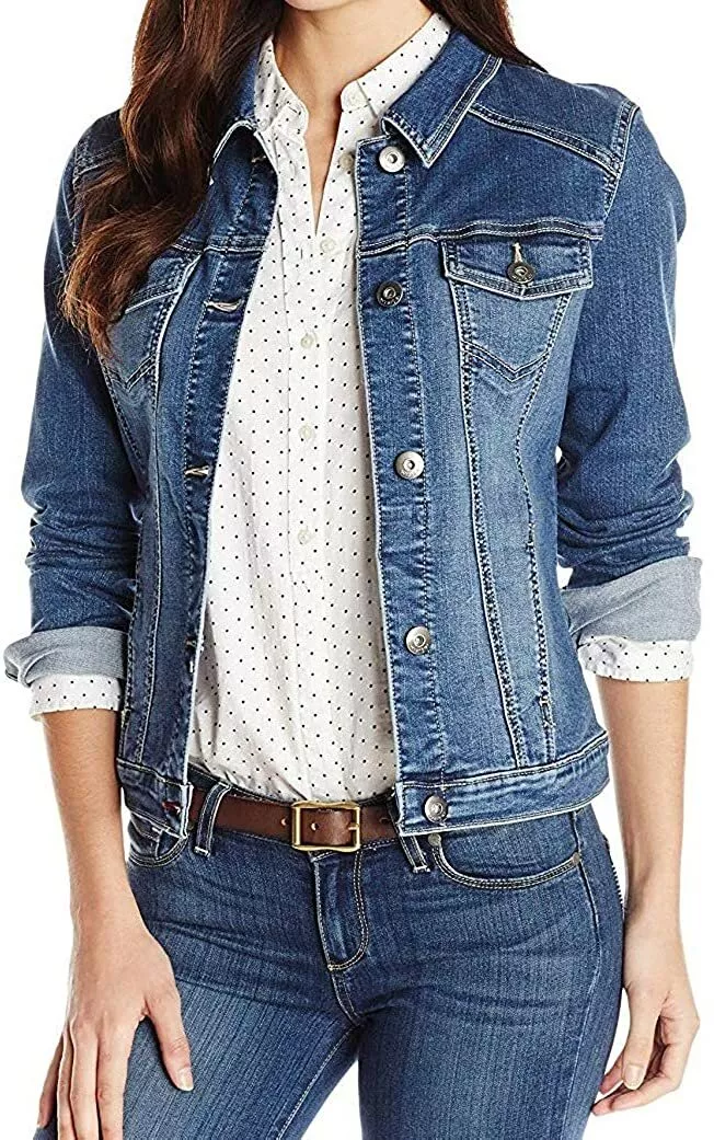 Wrangler Authentics Women s Stretch Denim Jacket