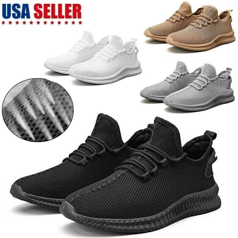 Running Shoes Sneakers Casual Men's Outdoor Athletic Jogging Sports Tennis Gym-image