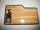 GI Joe 25th Club/Convention Exclusive FSS File Card Tiger Force SGT STALKER