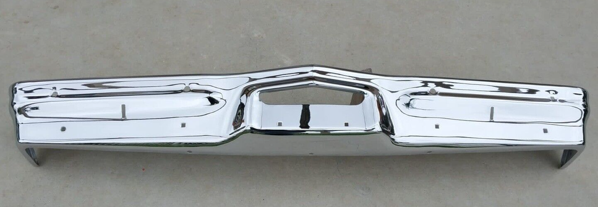 X DODGE DART DUSTER NEW TRIPLE PLATED CHROME FRONT BUMPER 1973
