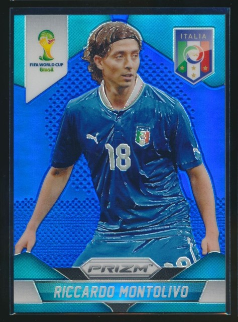 2014 Panini Prizm FIFA World Cup Blue Prizm /199 Riccardo Montolivo #129 Italy