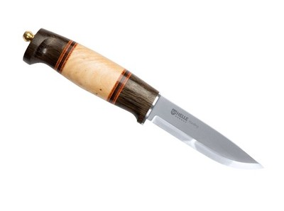 Helle Harding Knife Jagdmesser Feststehend Puukko Outdoor Holzgriff Birke 200099