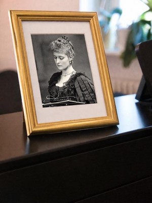 Repro-Autogramm - Alexandra Romanova - Letzte Zarin - Gerahmt