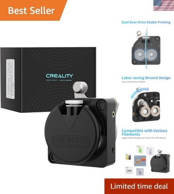 K1C/K1 SE Upgrade Direct Drive Extruder, Without Stepper Motor, Dual Gear Fee...