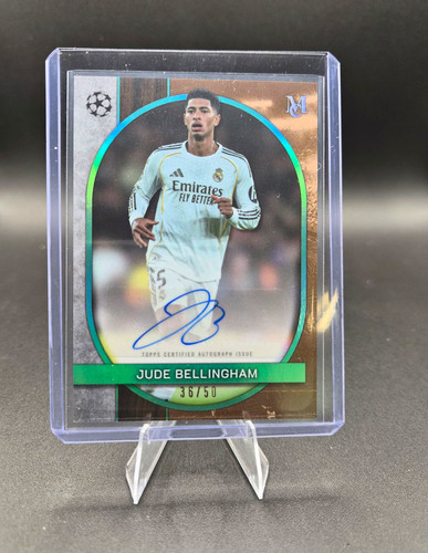 Topps 2025-26 Museum UCL Jude Bellingham Archival Auto Real Madrid AA-JB /50