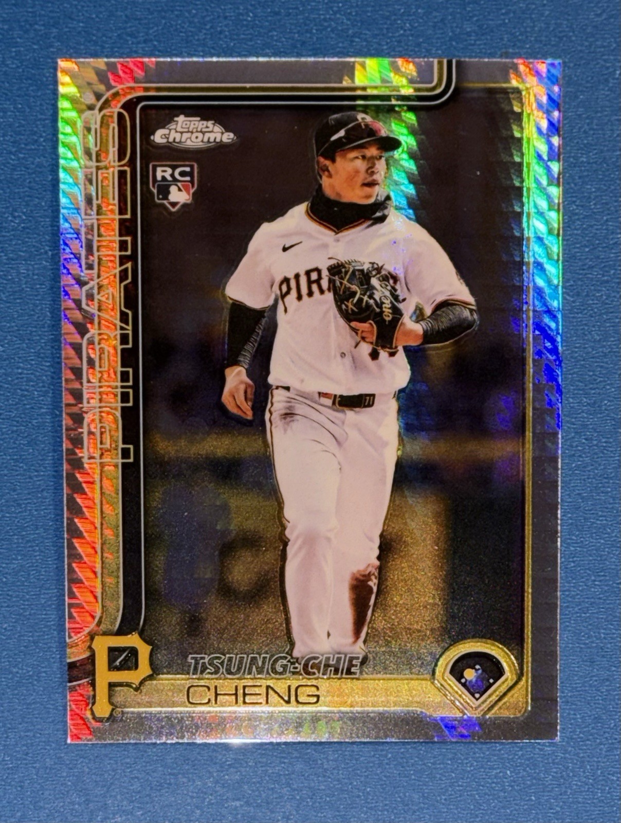 2025 Topps Chrome Update Prism Refractor Tsung-Che Cheng RC #USC74 Pirates