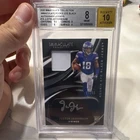Panini Immaculate Justin Jefferson RC Eye Black Patch Auto /99 BGS 8 BAS 10