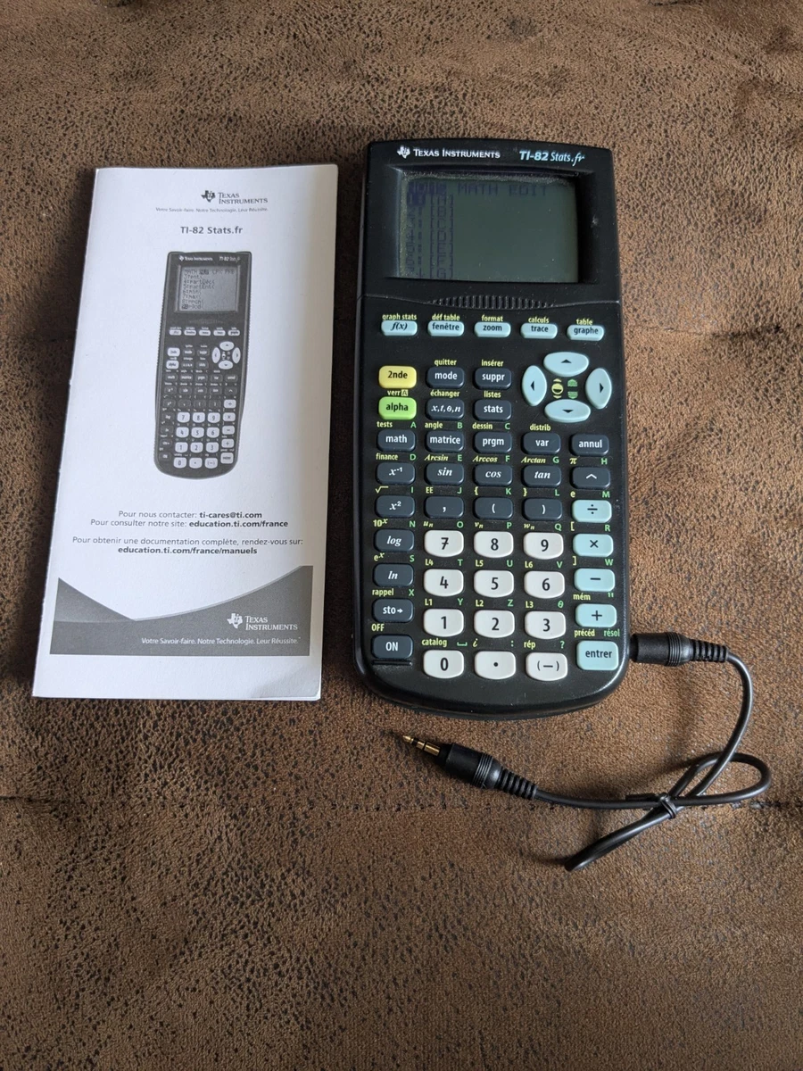 TEXAS INSTRUMENTS - Calculatrice Graphique TI-82  - Fonctionne - Vendu