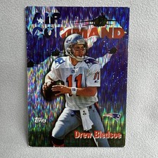 1997 Topps Drew Bledsoe #3 Season's Best Air Command Patriots Football A2R