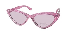 NEW BEBE BBOP1019CE SUNGLASSES WOMENS PINK CAT EYE PLASTIC 53-16-138 FULL-RIM