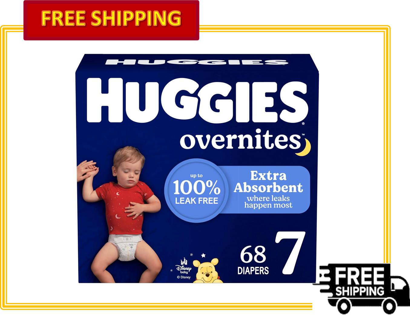 S All-night Protection & Comfort, Size 3 To 7