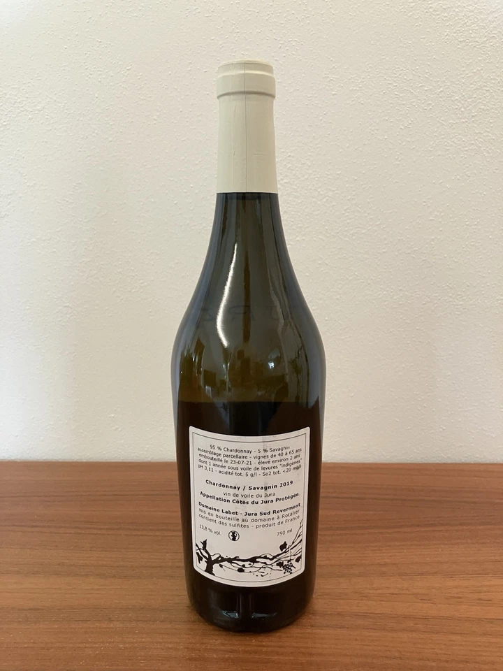 Côtes du Jura Chardonnay Savagnin 'Vin De Voile' Domaine Labet 2019 - Immagine 2 di 2