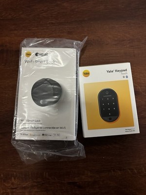 Yale August Wi-Fi Smart Lock with Keypad Touch in Matte Black NEW FAST SHIPPING
