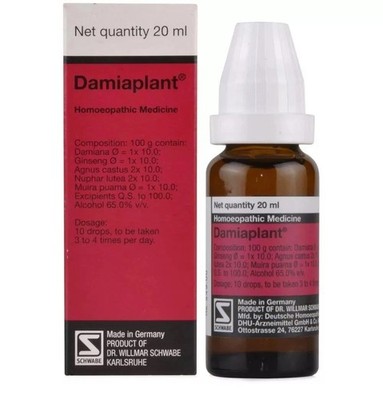 Willmar Schwabe Damiaplant Drops for Men's Inner Power & Strength Enhancement