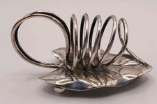 Vintage Silver Plated Menu Holder Unusual And In Very Good Condition.