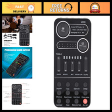 Portable Voice Changer for Gaming Streaming, Mini Live Sound Card Modulator fo
