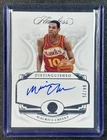 MAURICE CHEEKS 2018-19 PANINI FLAWLESS #DA-MCH DISTINGUISHED AUTO 4/25 HAWKS