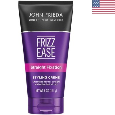 Pack of 4 Frizz-Ease Straight Fixation Styling Cream - Almond Scented Hydration