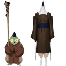 Jaken Cosplay Costume Anime Yokai Brown Kimono Outfit