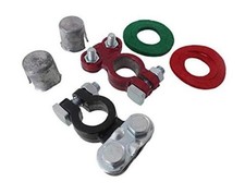 Battery Terminal CONNECTORS CLAMP Style Lead 6 to 2/0 Wire POS NEG CONNECTORS