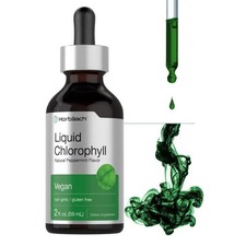 Horb ach Liquid Chlorophyll Drops 2 oz, vegan non-GMO gluten-free, natural