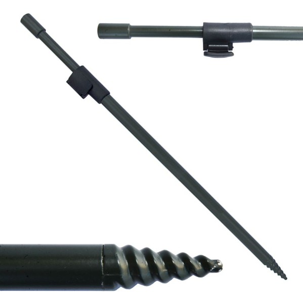 Carp Zoom Screw Bankstick Erdspeer Erdspieß 50-90Cm Teleskopierbarer Rutenhalter-image
