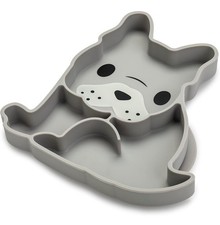 New Melii Bulldog Silicone Suction Plate for Babies  Toddlers, BPA-Free, 6m 