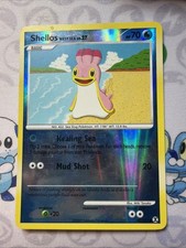 Shellos Pokemon TCG Rising Rivals Reverse Holofoil Foil Common Card 80/111 LP