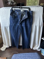 J Crew Jeans Mens 36x32*Blue Bootcut Denim Medium Wash Casual 100% Cotton