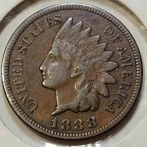 1888 Indian Head Cent - VF+ - Issue/Rev