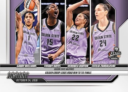 2026 Panini Instant WNBA 410 Williams Hayes Burton Zandalasini Valkyries PRESALE - product listing photo