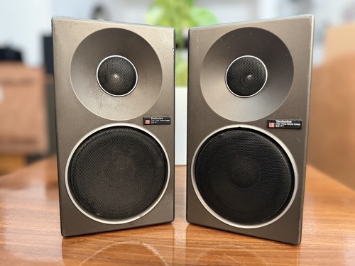 Technics SB-F1 Linear Phase Monitor Speakers Black Rare - Tested & Working Great