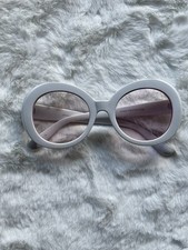 SUNGLASSES RETRO WHITE PINK