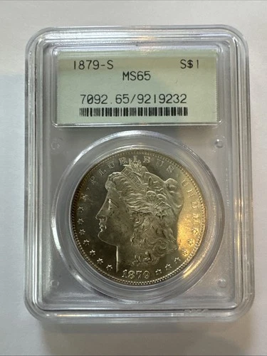 1879-S Morgan Silver Dollar — PCGS MS65