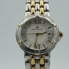 MAURICE LACROIX CALYPSO QUARZ HERREN UHR 39MM STAHL VINTAGE CA1107 ML247