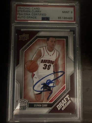 2009-10 Upper Deck Draft Edition - Stephen Curry #34 Autographs (AU, RC)