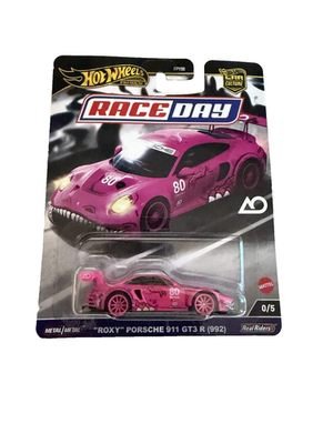 Hot Wheels Premium Roxy Porsche Race Day 911 GT3 R Pink Chase 0/5