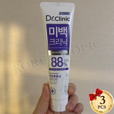 2080 Dr.Clinic 2.0 Whitening Zahnpasta 120g x3ea Dental Bleaching Whitening