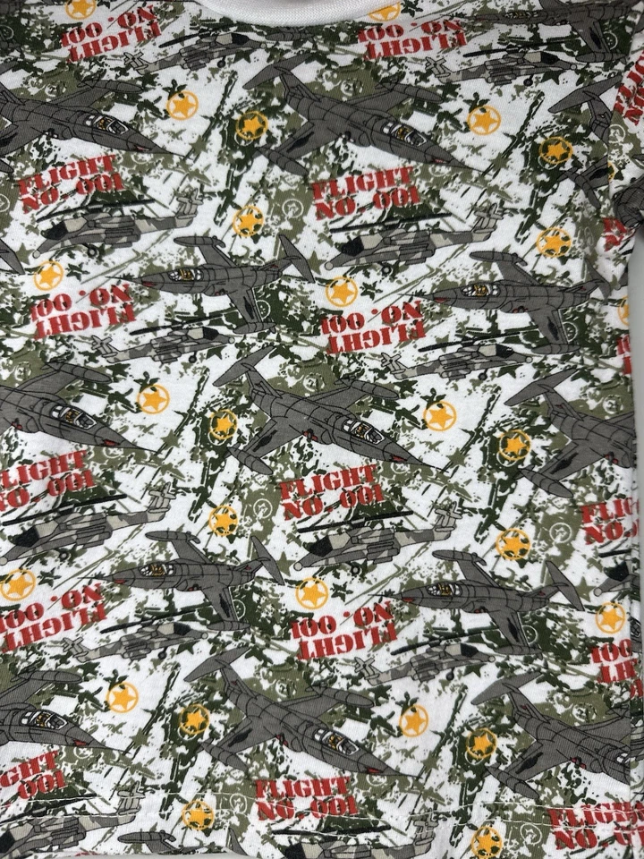 Aviones de combate AOP militares de colección de los 90 y helicópteros Apache talla 18M manga larga Foto 3 de 4