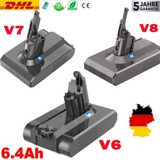 6400mAh Für Dyson Akku V6 V7 V8 Batterie Ani...