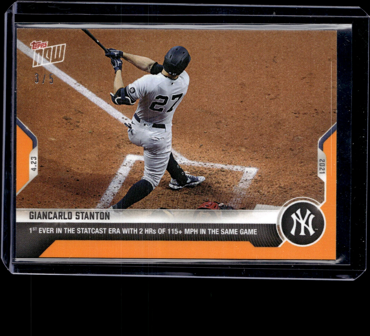 2021 Topps Now - Giancarlo Stanton #118 for sale | eBay