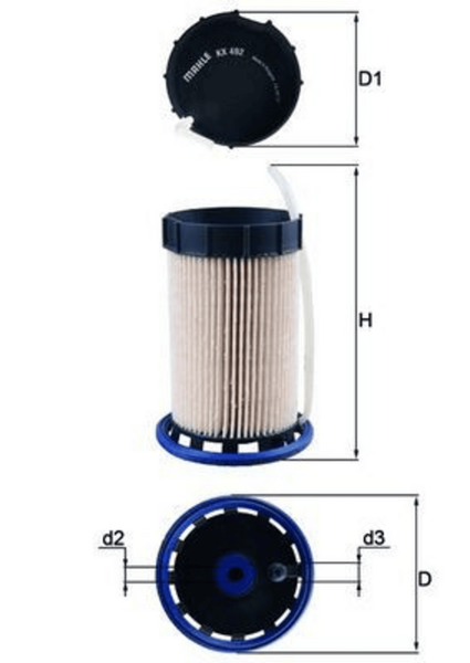 Kraftstofffilter FüR Audi Ford Seat Skoda VW Cupra A3 Allstreet Sportback-image